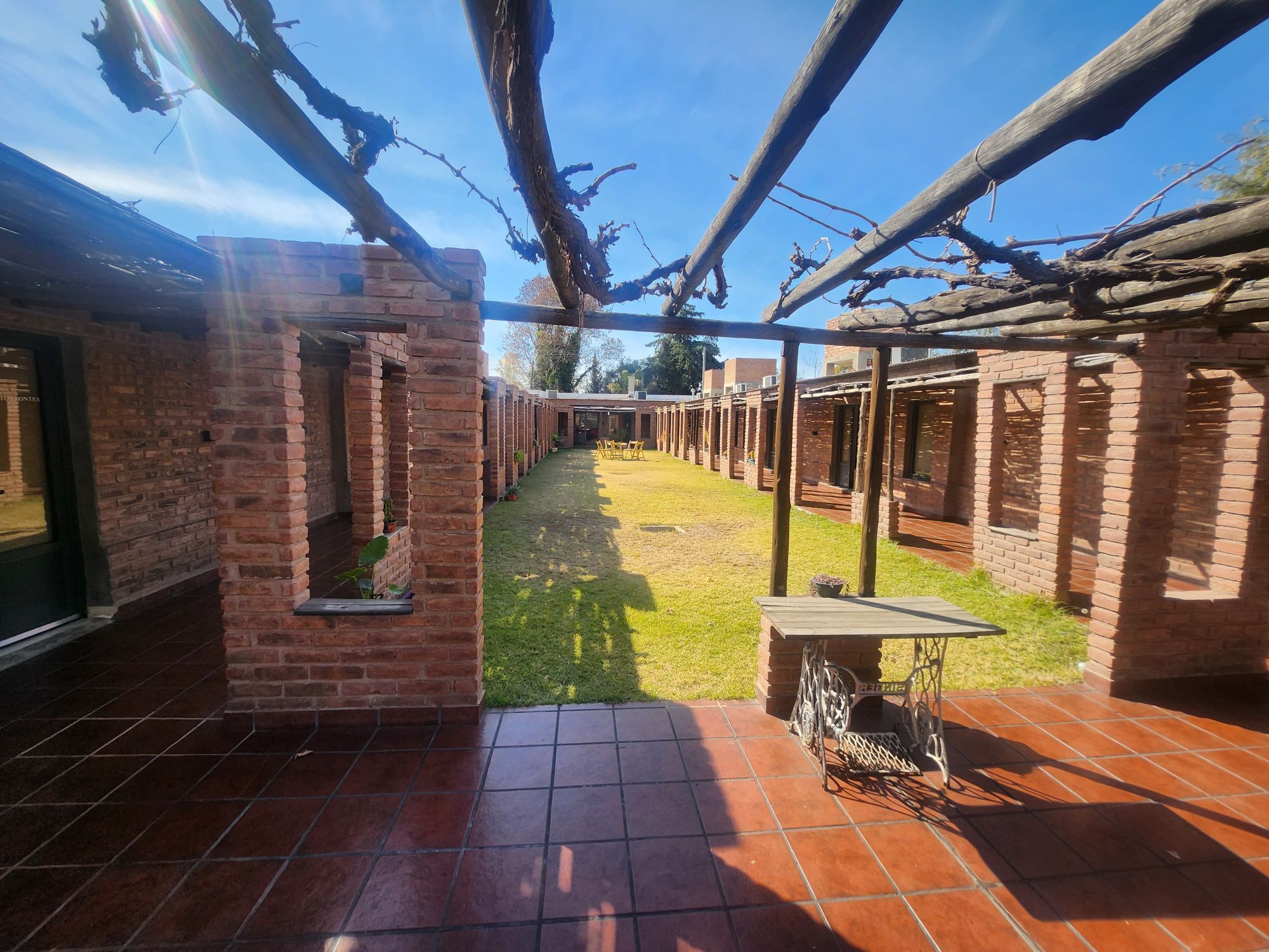 Patio interior de Posada Las Marías